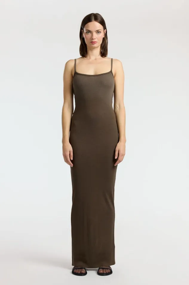 Dresses Skirts Women COTTON CITIZEN Verona Spaghetti Maxi Dress Fossil Cast