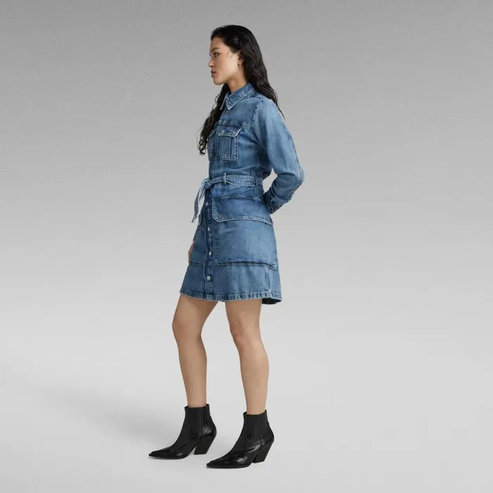 Dresses Women GStar RAW Utility Dress Faded Waterfront