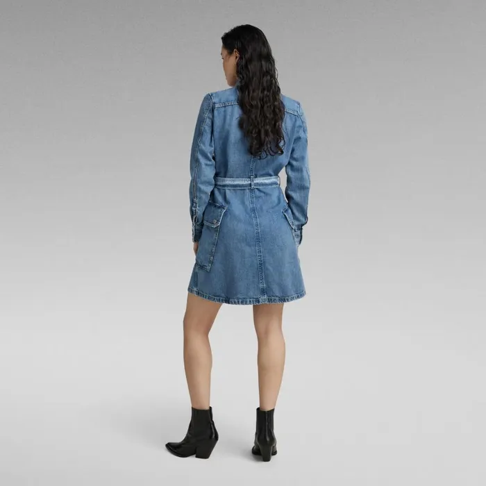 Dresses Women GStar RAW Utility Dress Faded Waterfront