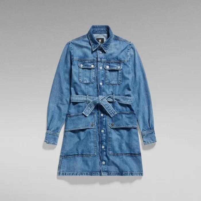 Dresses Women GStar RAW Utility Dress Faded Waterfront