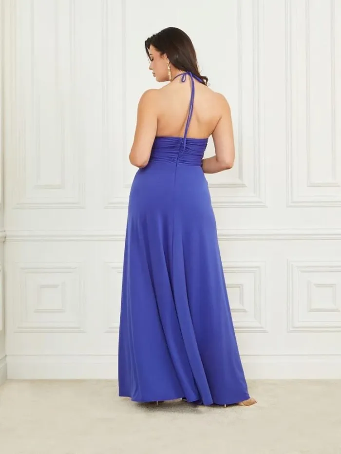 Dresses Women Marciano Frida Draped Jumpsuit Jewel Blue Dresses Women Marciano Frida Draped Jumpsuit Jewel Blue