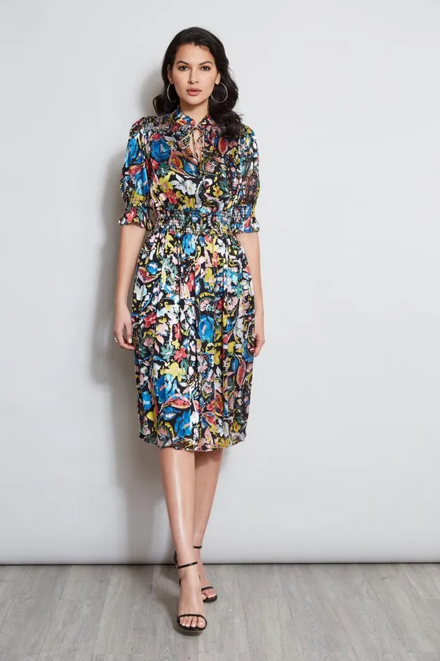 Elie Tahari Dresses and Jumpsuits Burnout Floral Paisley Dress Imprint Paisley 8211 Women Elie Tahari Dresses and Jumpsuits Burnout Floral Paisley Dress Imprint Paisley 8211 Women