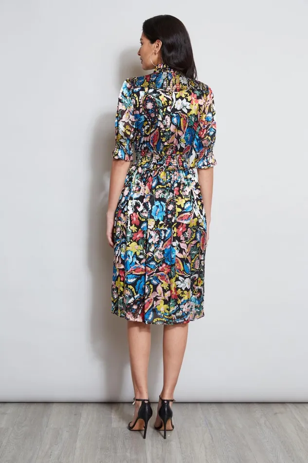 Elie Tahari Dresses and Jumpsuits Burnout Floral Paisley Dress Imprint Paisley 8211 Women