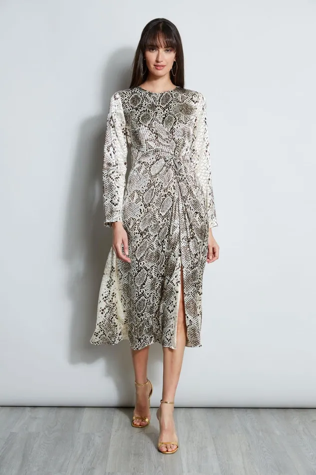 Elie Tahari Dresses and Jumpsuits Burnout Silk Python Dress Boa Burnout 8211 Women