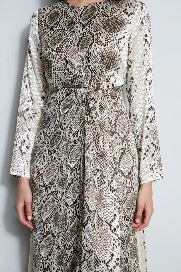 Elie Tahari Dresses and Jumpsuits Burnout Silk Python Dress Boa Burnout 8211 Women