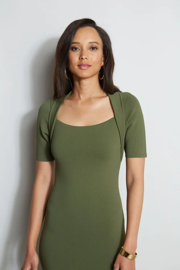Elie Tahari Dresses and Jumpsuits Contour Sweater Dress Tuscan 8211 Women