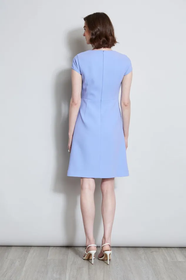 Elie Tahari Dresses and Jumpsuits Short Sleeve Dart Dress Horizon Blue 8211 Women