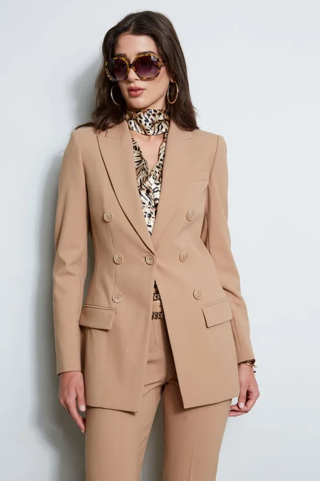 Elie Tahari Jackets and Blazers 7 Button Blazer Camel 8211 Women