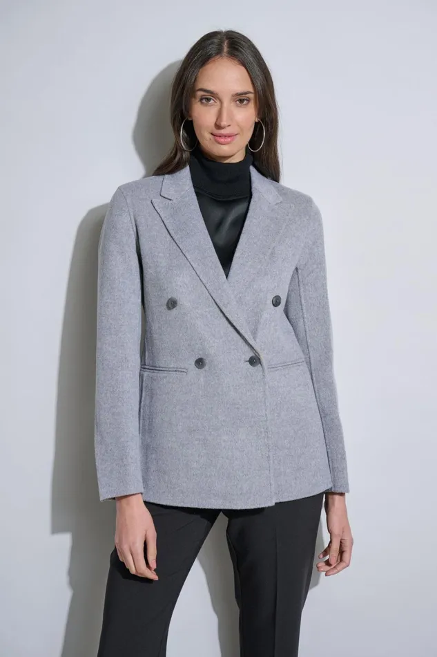 Elie Tahari Jackets and Blazers Wool Double Breasted Blazer Soft Grey 8211 Women Elie Tahari Jackets and Blazers Wool Double Breasted Blazer Soft Grey 8211 Women