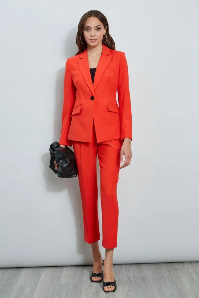 Elie Tahari Pants Slim Fit Ankle Pant Cayenne 8211 Women