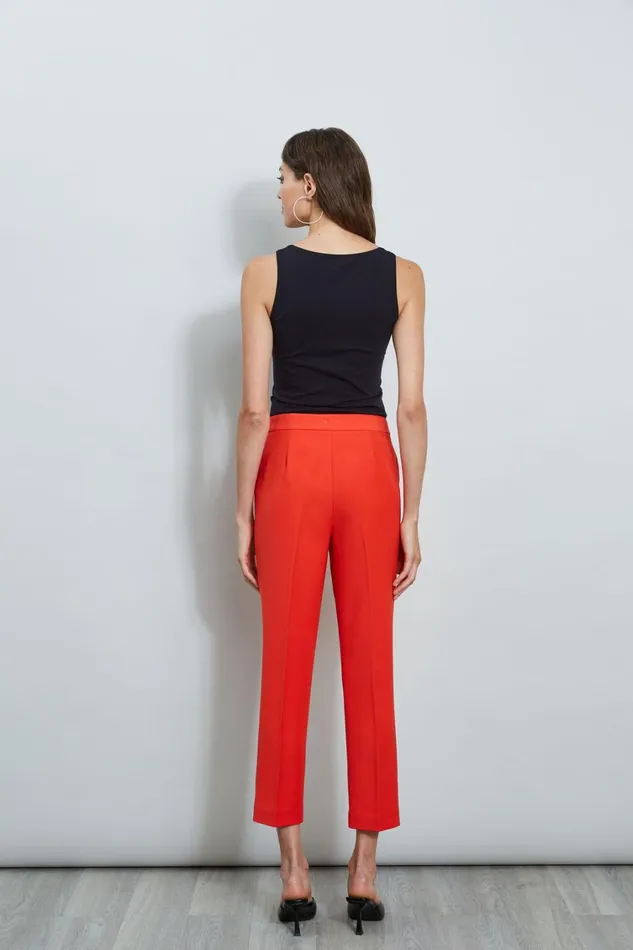 Elie Tahari Pants Slim Fit Ankle Pant Cayenne 8211 Women