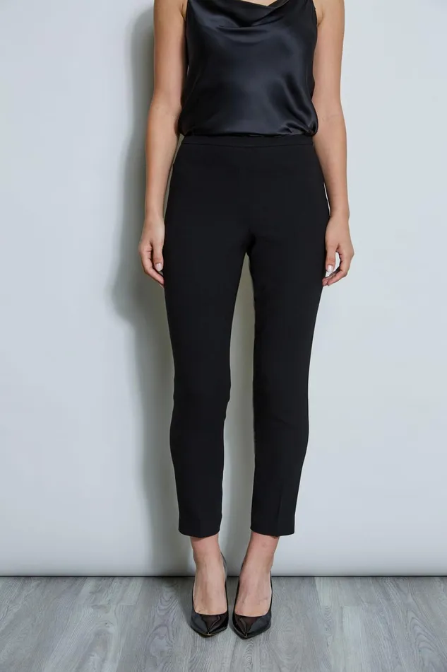 Elie Tahari Pants Slim Fit Crepe Pant Black 8211 Women