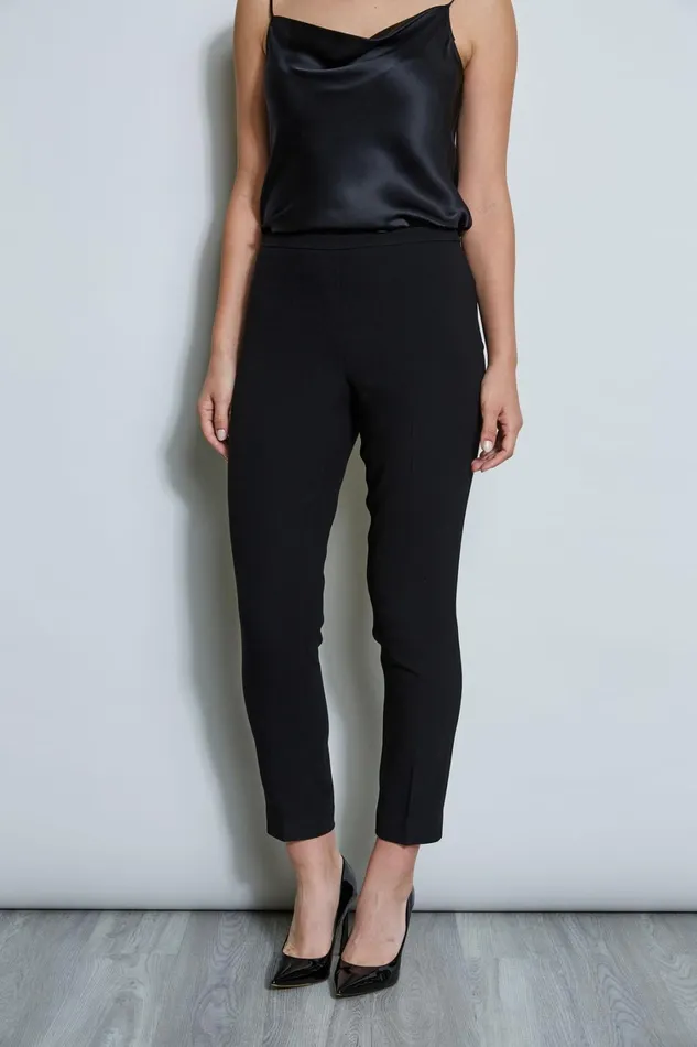 Elie Tahari Pants Slim Fit Crepe Pant Black 8211 Women