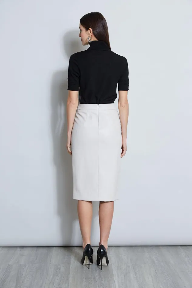 Elie Tahari Skirts Vegan Leather Pencil Skirt Buff 8211 Women