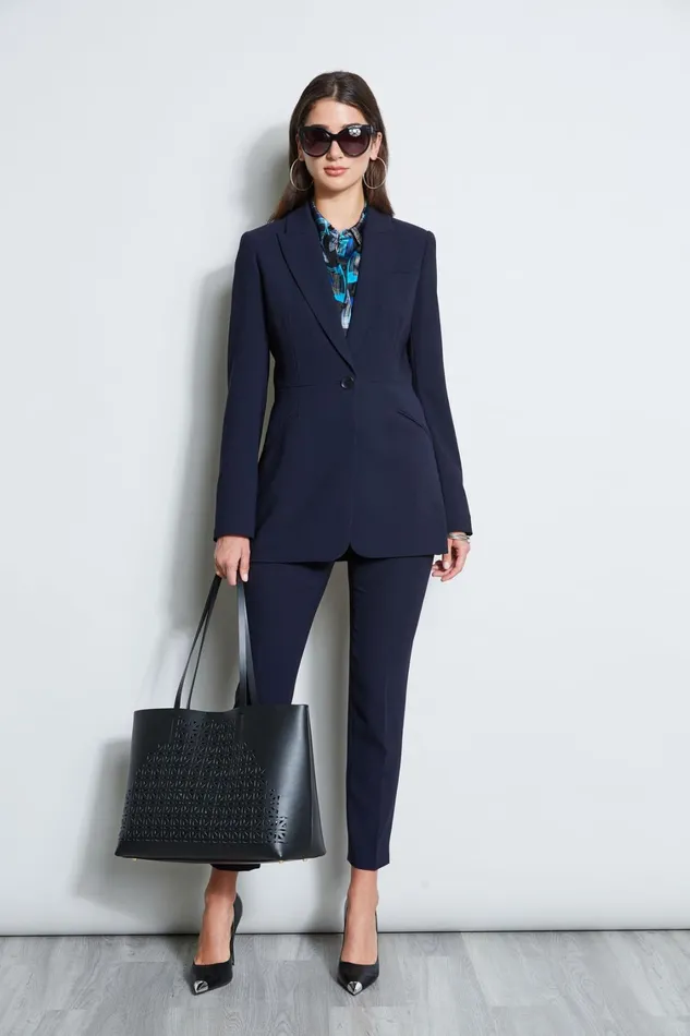 Elie Tahari Suiting Single Button Blazer Stargazer 8211 Women