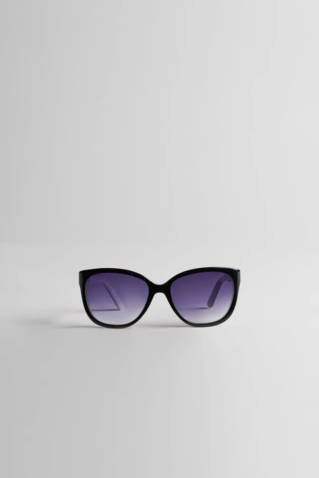 Elie Tahari Sunglasses Squared Cateye Sunglasses Blackwht 8211 Women