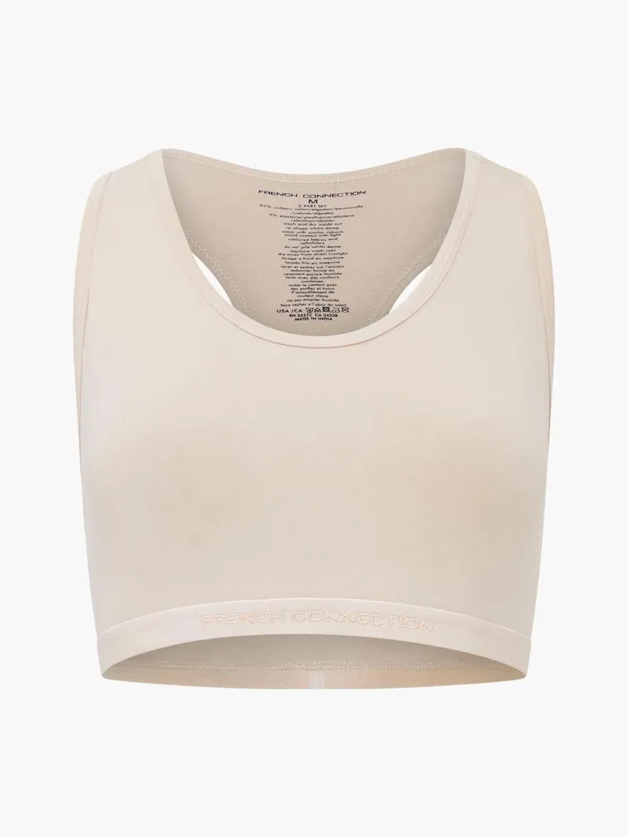 French Connection 2 Pack French Connection Tonal Crop Tops NudeGrey Excalibur Woman Underwear and Socks