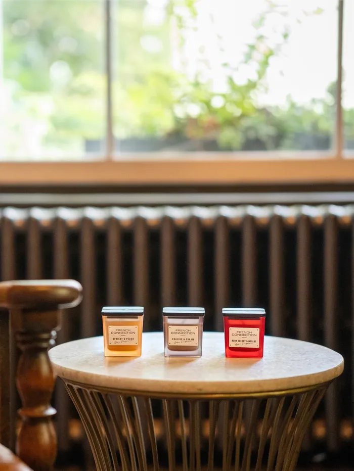 French Connection Indulgence Candle Set Of 3 Natural Home Home Accessories