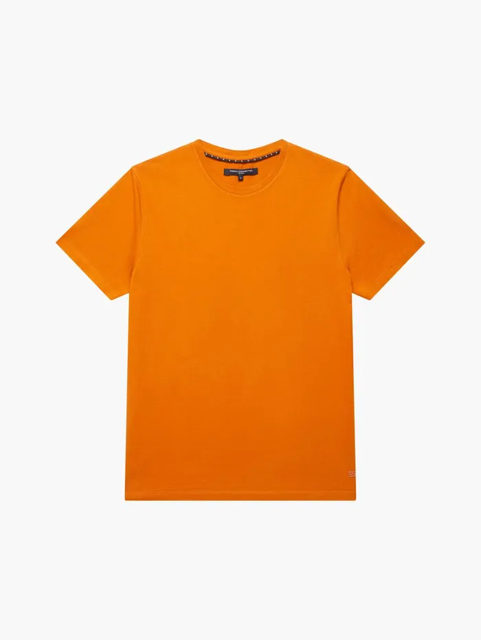 French Connection Organic Cotton TShirt Rust Man TShirts and Polo Shirts