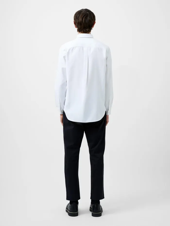 French Connection Regular Fit Twill Shirt White Man Shirts