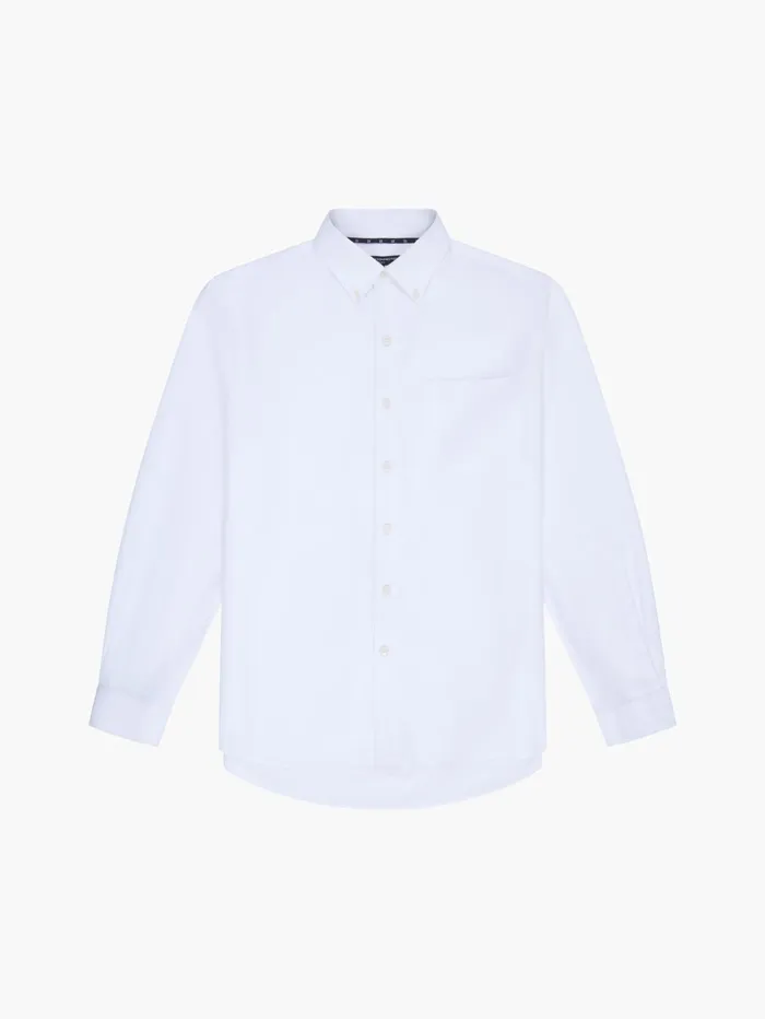 French Connection Regular Fit Twill Shirt White Man Shirts