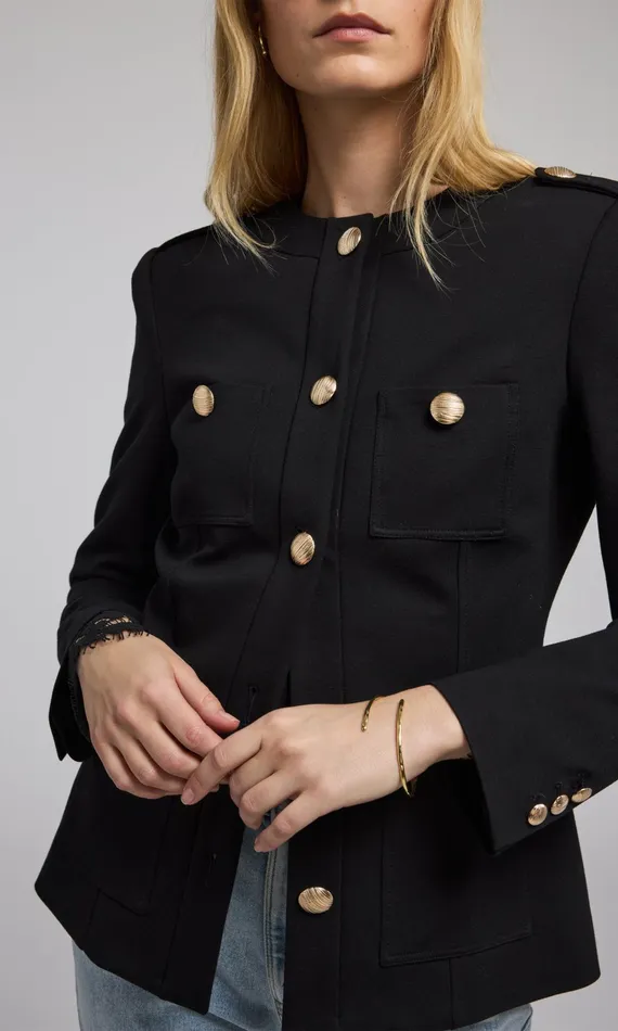Generation Love Clothing Alec Ponte Blazer Black Women Blazers and Jackets
