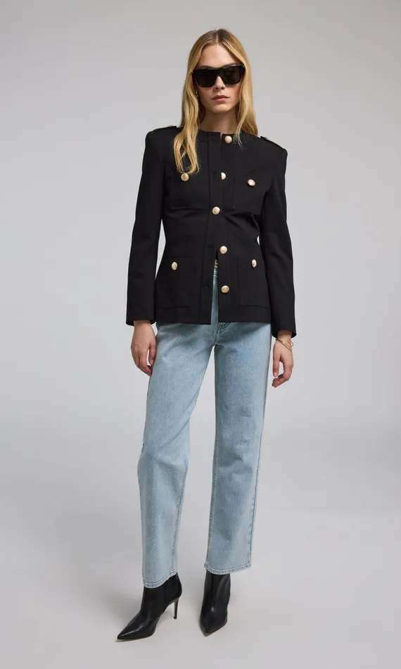 Generation Love Clothing Alec Ponte Blazer Black Women Blazers and Jackets