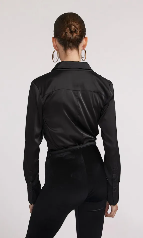 Generation Love Clothing Osei Shirt Black Women Tops