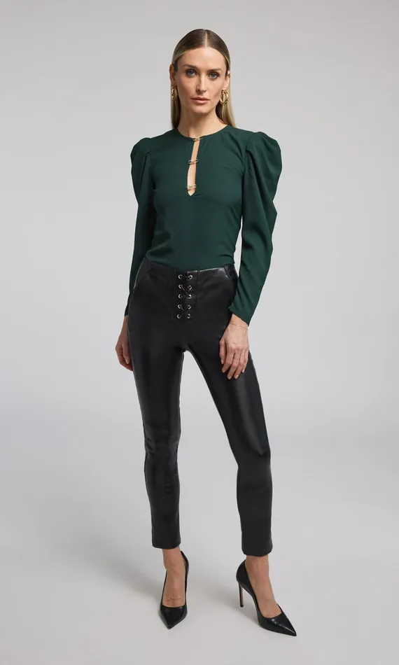 Generation Love Clothing Ryder Vegan Leather LaceUp Legging Black Women Pants Generation Love Clothing Ryder Vegan Leather LaceUp Legging Black Women Pants