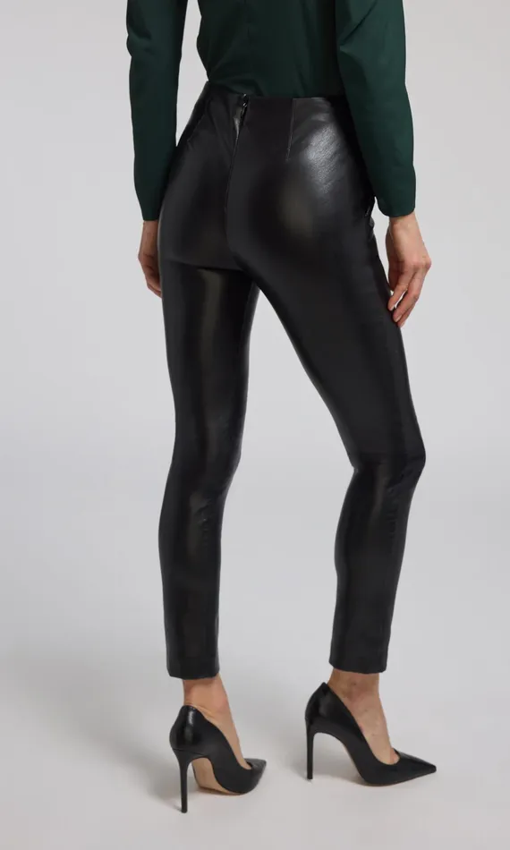 Generation Love Clothing Ryder Vegan Leather LaceUp Legging Black Women Pants