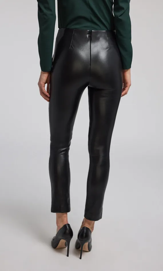 Generation Love Clothing Ryder Vegan Leather LaceUp Legging Black Women Pants