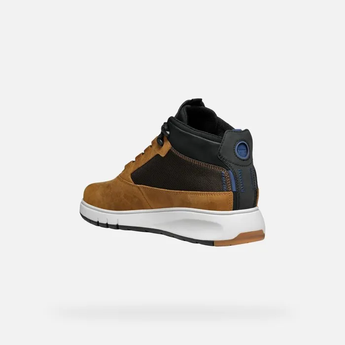 Geox Ankle Boots AERANTIS 4X4 ABX MAN OchreDark Coffee Waterproof Boots Ochredark Coffee 8211 Man