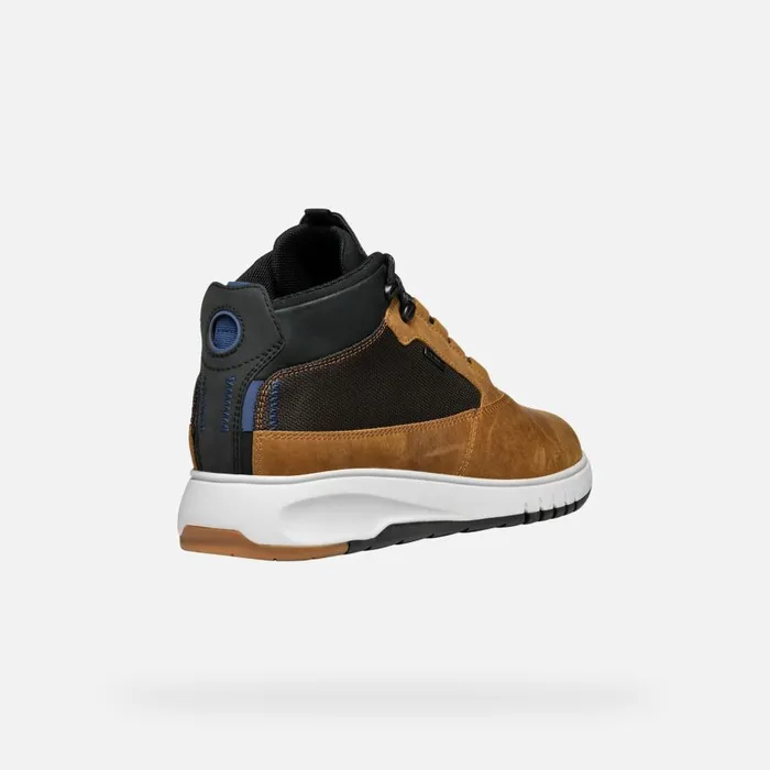 Geox Ankle Boots AERANTIS 4X4 ABX MAN OchreDark Coffee Waterproof Boots Ochredark Coffee 8211 Man