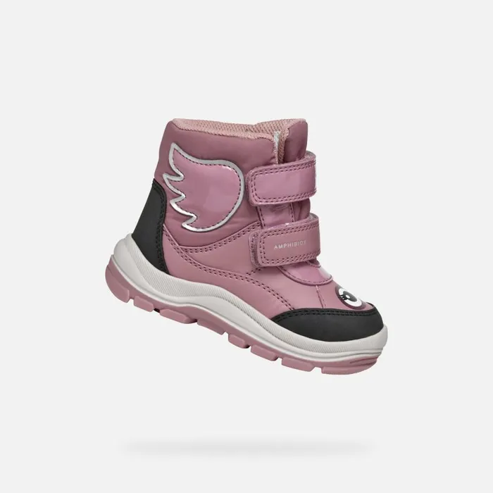 Geox Ankle Boots FLANFIL ABX TODDLER GIRL Dark Pink Waterproof Boots Dark Pink 8211 Kids Geox Ankle Boots FLANFIL ABX TODDLER GIRL Dark Pink Waterproof Boots Dark Pink 8211 Kids