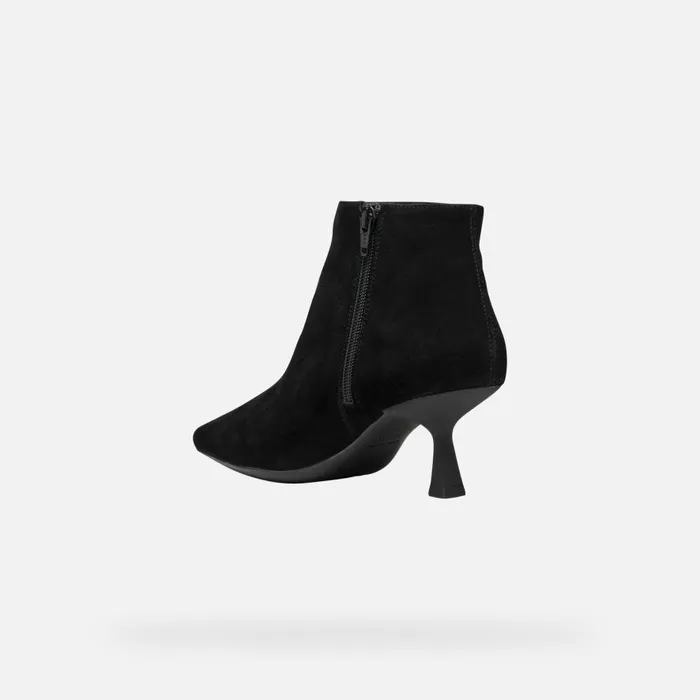 Geox Ankle Boots GISELDA R WOMAN Black Medium Heel Ankle Boots Black 8211 Woman