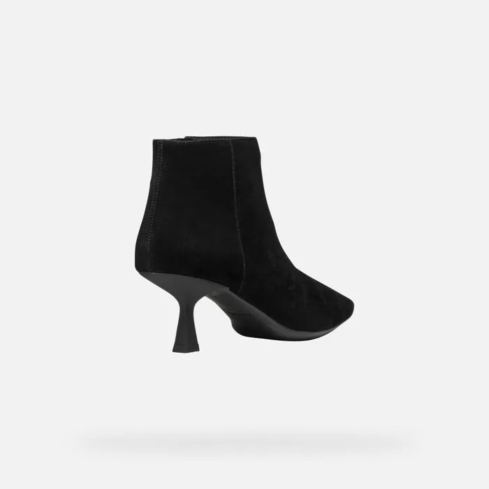 Geox Ankle Boots GISELDA R WOMAN Black Medium Heel Ankle Boots Black 8211 Woman