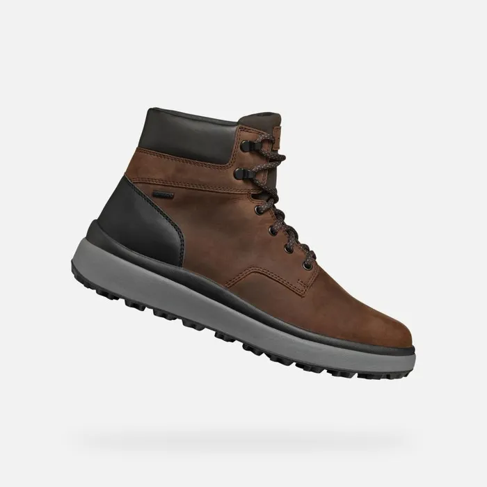 Geox Ankle Boots GRANITO GRIP ABX MAN CoffeeBlack Waterproof Boots Coffeeblack 8211 Man Geox Ankle Boots GRANITO GRIP ABX MAN CoffeeBlack Waterproof Boots Coffeeblack 8211 Man