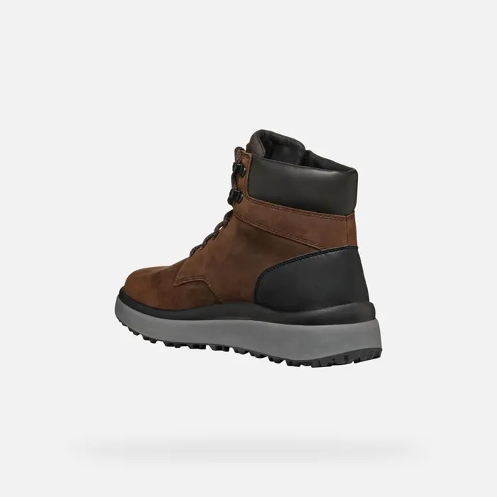 Geox Ankle Boots GRANITO GRIP ABX MAN CoffeeBlack Waterproof Boots Coffeeblack 8211 Man
