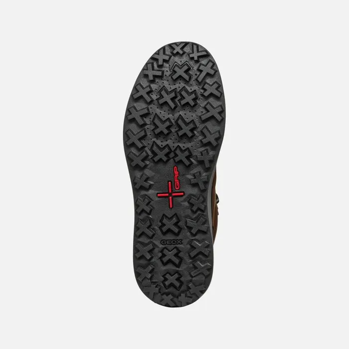 Geox Ankle Boots GRANITO GRIP ABX MAN CoffeeBlack Waterproof Boots Coffeeblack 8211 Man