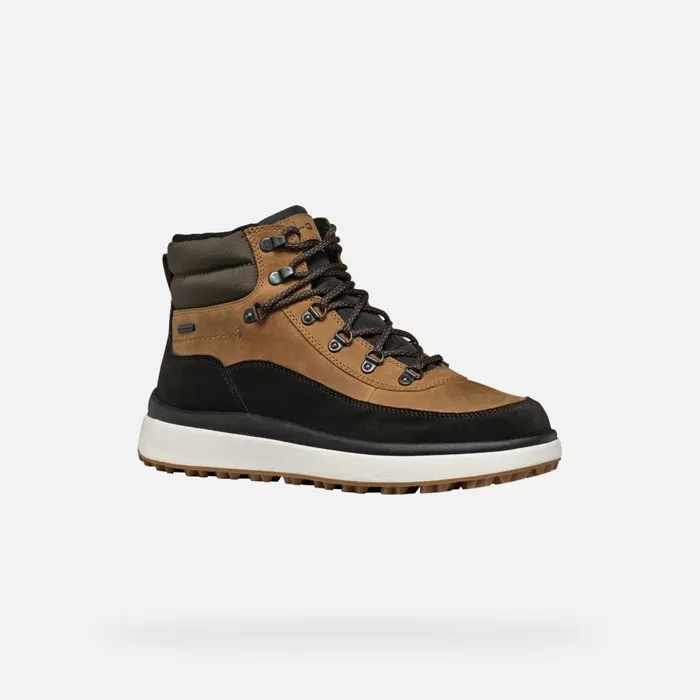 Geox Ankle Boots GRANITO GRIP ABX MAN OchreDark Coffee Waterproof Boots Ochredark Coffee 8211 Man