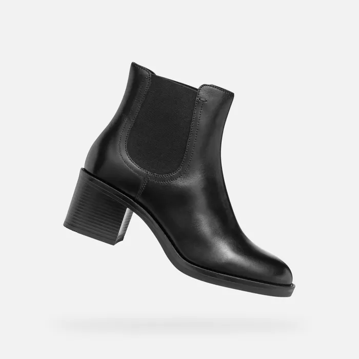 Geox Ankle Boots SERILDA 60 WOMAN Black Medium Heel Ankle Boots Black 8211 Woman Geox Ankle Boots SERILDA 60 WOMAN Black Medium Heel Ankle Boots Black 8211 Woman