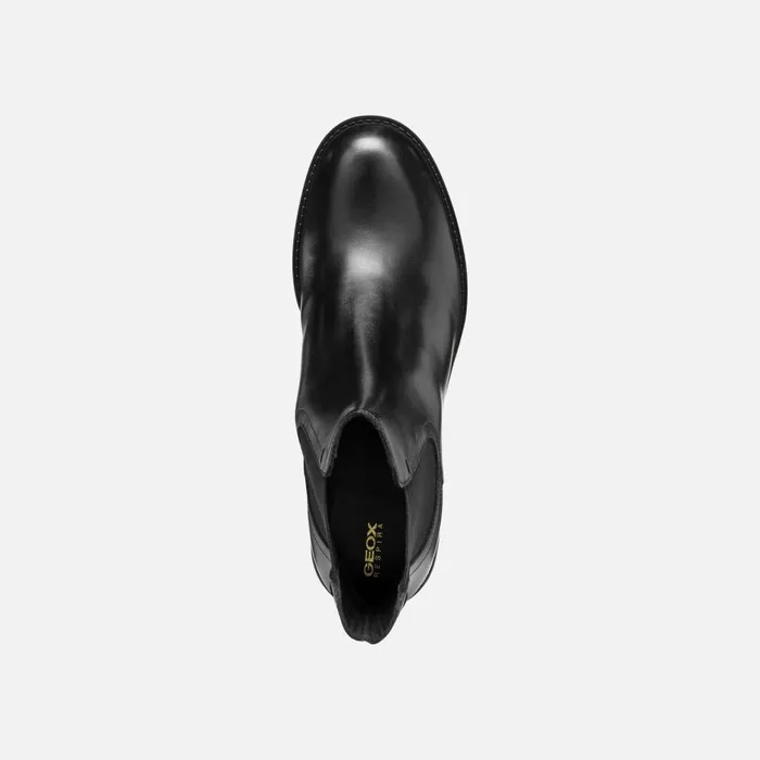 Geox Ankle Boots SERILDA 60 WOMAN Black Medium Heel Ankle Boots Black 8211 Woman