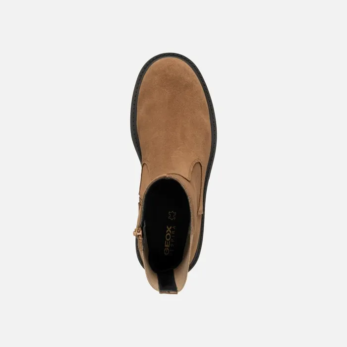 Geox Ankle Boots SPHERICA EC7 WOMAN Mud Chelsea Boots Mud 8211 Woman