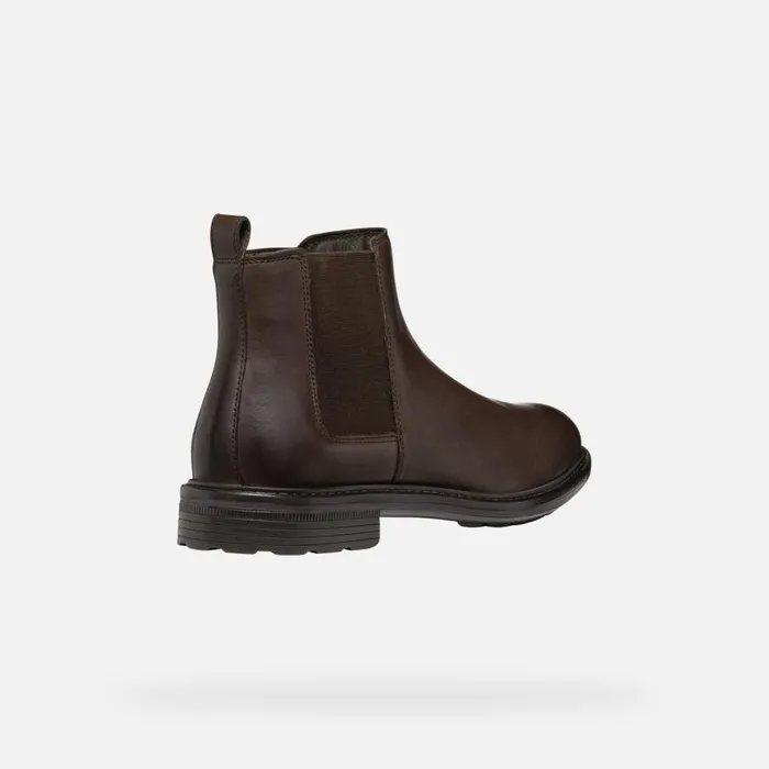 Geox Ankle Boots WALK PLEASURE MAN Coffee Chelsea Boots Coffee 8211 Man