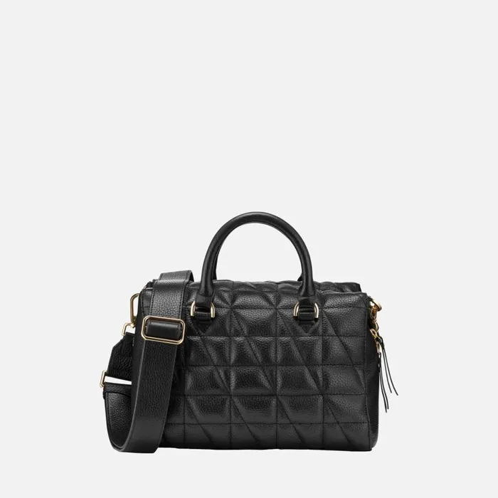 Geox Bags SAFFIRIA WOMAN Black Handbag Black 8211 Woman