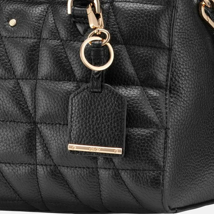 Geox Bags SAFFIRIA WOMAN Black Handbag Black 8211 Woman