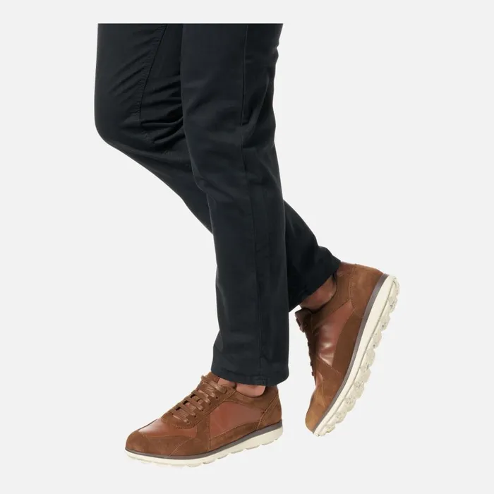 Geox Casual Shoes SPHERICA EC12 MAN Brown Cotto Low Top Sneakers Brown Cotto 8211 Man