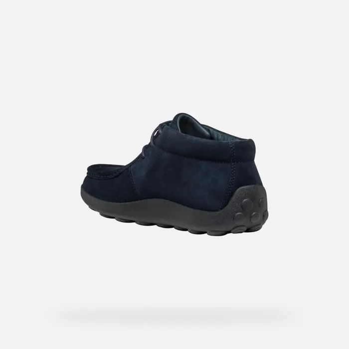 Geox Casual Shoes SPHERICA EC14 MAN Navy Suede Loafers Navy 8211 Man