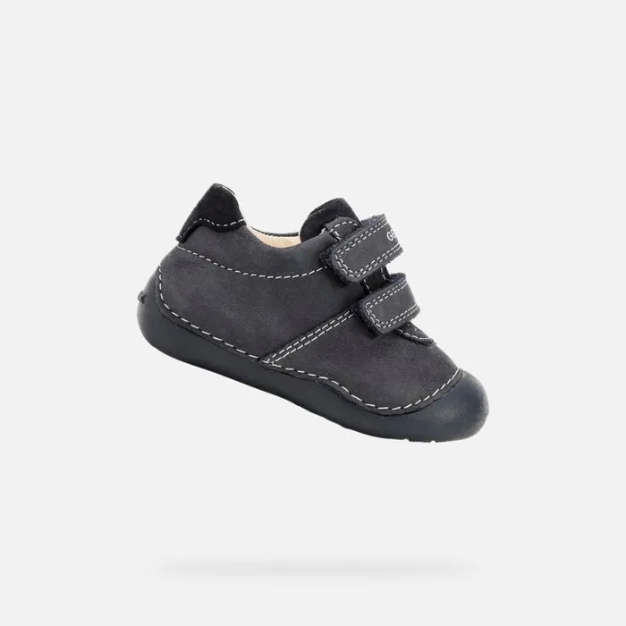 Geox First Steps TUTIM Sneakers With Straps Navy Baby Geox Navy 8211 Kids