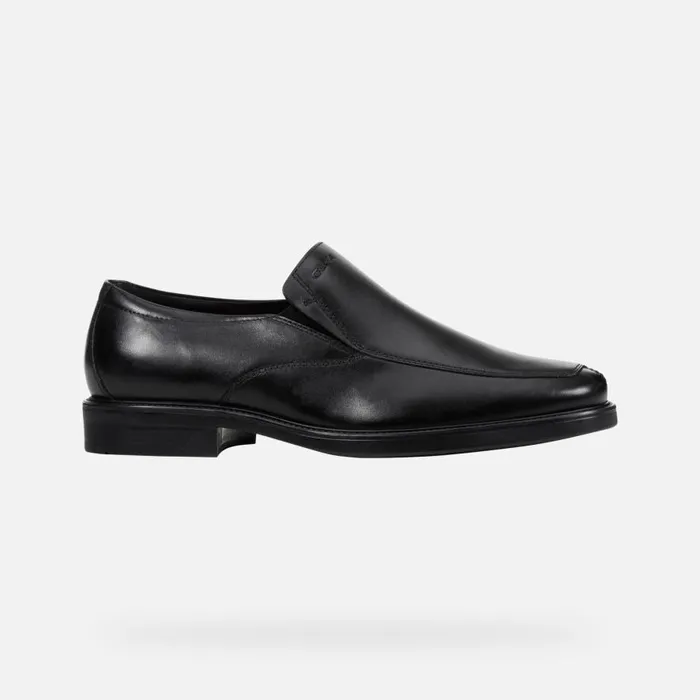 Geox Formal Shoes BRANDOLF C Leather Shoes Black Man Geox Black 8211 Man